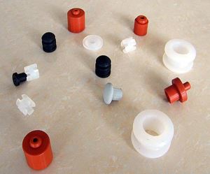 Piezas de bola de tapón de goma de silicona de moldeo por inyección