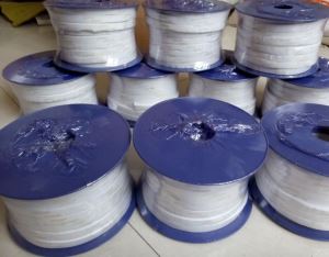Rollos de cinta expandida de PTFE con sello industrial blanco